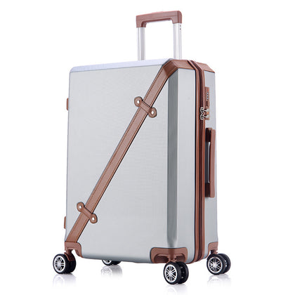 Fashion Abs High Quality 20''22''24''26'' Unisex Hardside Trolley Luggage Youth Girls Popular